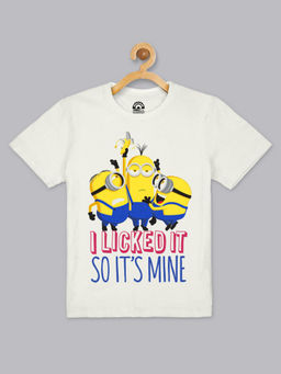 Kidsville - Minion Printed T-Shirt for Boys - Multi-Color