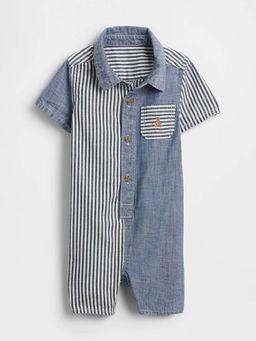 GAP - Blue Stripes Regular Onesie