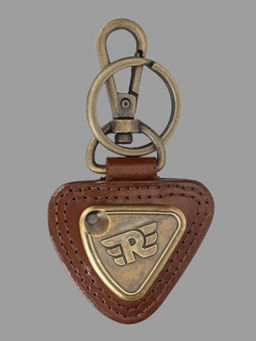 Royal Enfield - Brown Re Battery Box Key Chain