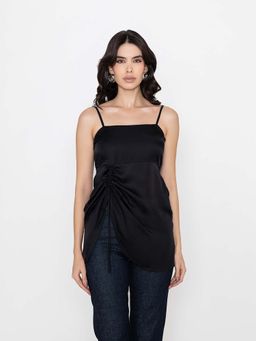Contemponari - Women Black Cara Top