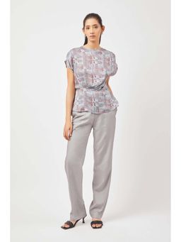 Contemponari - Women Blue Iris Top