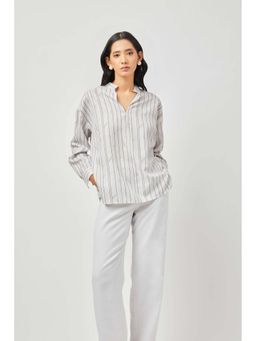 Contemponari - Women White Gaia Shirt Top