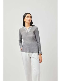 Contemponari - Women Grey Mojave Top