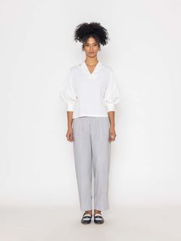 Contemponari - Women White Oyster Top