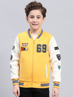 Monte Carlo - Boys Yellow Printed Puffer Jacket