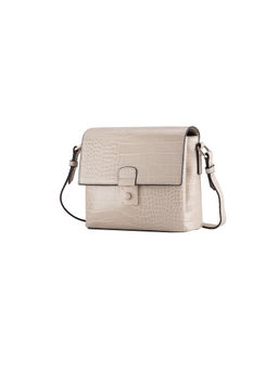 CARPISA - Beige Sling And Cross Mini Flap Bag Fairy