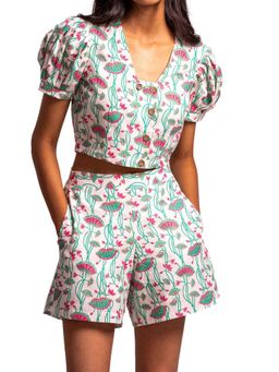 THISISDEHI - White Pure Cotton Regular Fit Shorts