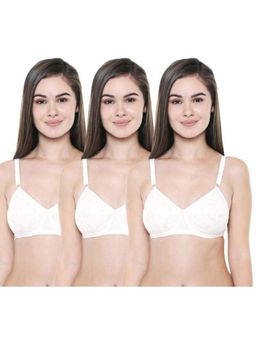 Bodycare - Pack of 3 Premium Perfect Coverage Bra In Peach Colour