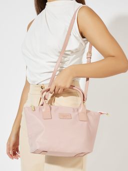 Styli - Women Pink Patch Detail Handbag