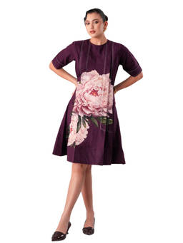 Label By Mohita - Purple The Painted Garden Dress