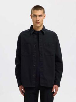 Selected - Men Black Solid Casual Shirt