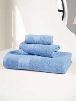MYTRIDENT - Soft Comfort Air Rich, Cotton 3 Pcs Towel Set, 500 Gsm, Allure (S)