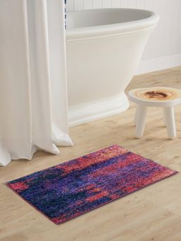 BIANCA - Super Soft Designer Anti Slip Bath Mat Large Abstract- Multi-Color
