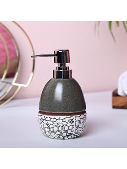Voncasa - Ceramic Green & White Soap Dispenser