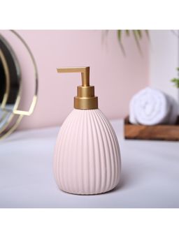 Voncasa - Ceramic Pink Color Soap Dispenser