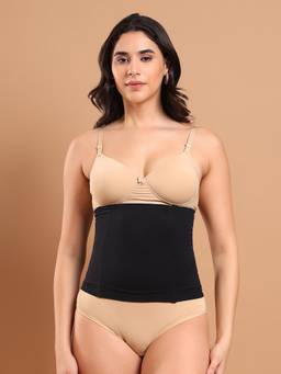 BRACHY - Black Slim Fit High Compression Tummy Tucker Shapewear