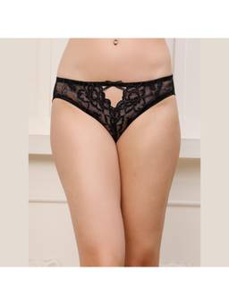 PrettyCat - Womens Mid Rise Floral Lace Hot Bikini Panty
