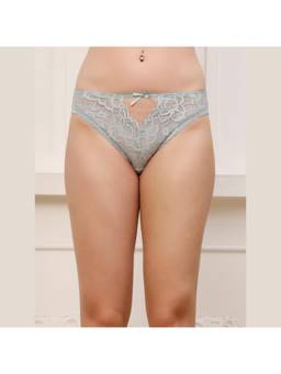 PrettyCat - Womens Mid Rise Floral Lace Hot Bikini Panty