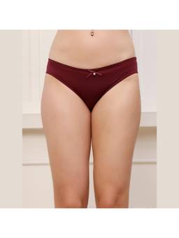 PrettyCat - Womens Centre Bows Mid Rise Hot Bikini Panty