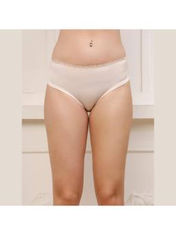 PrettyCat - Womens Back Side Detailing Mid Rise Ultra Soft Bikini Panty