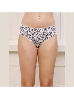 PrettyCat - Womens Back Side Detailing Mid Rise Ultra Soft Bikini Panty