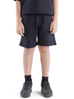 RARE ONES - Black San Cotton Regular Fit Applique Short - Rare Ones By Rare Rabbit