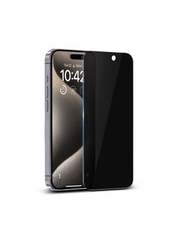 GRIPP - Privacy Tempered Glass for iPhone 15 Pro Max (6.7") - Black