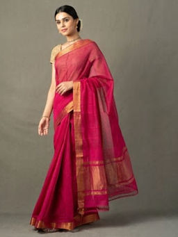 Fabindia - Cotton Mangalgiri Woven Sari