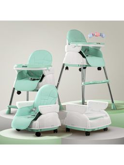 BAYBEE - Green 4 In 1 Nora Baby High Chair (18-24 Months)