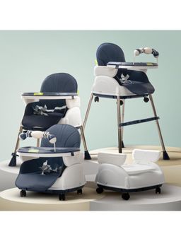 BAYBEE - Navy Blue 4 In 1 Nora Baby High Chair (18-24 Months)