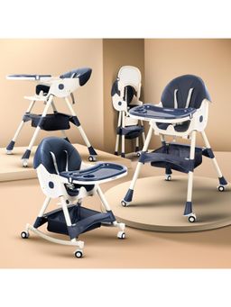 BAYBEE - Blue Throne 4 In 1 High Chair For Baby (18-24 Months)