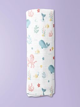 Haus & Kinder - Vitamin Sea Muslin Swaddle (0-3 Months)