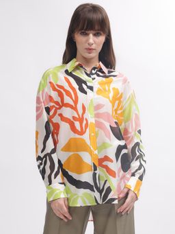 GANT - Women Multi Printed Full Sleeves Shirt