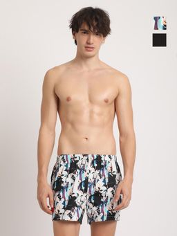 The Bear House - Mens Printed Woven Boxers (Pack of 2)