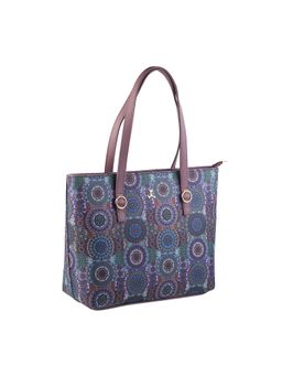 Mochi - Printed Purple Tote Bag