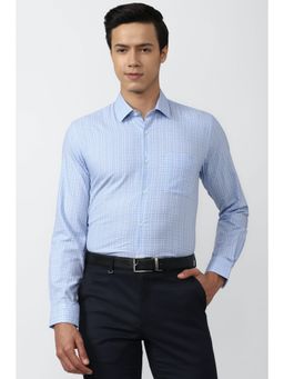 Peter England - Men Blue Slim Fit Formal Shirt