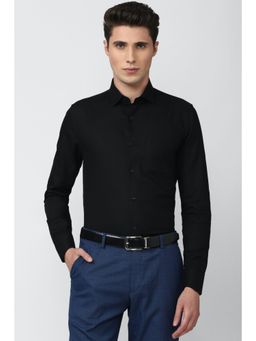 Peter England - Men Black Slim Fit Formal Shirt