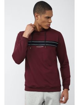 Van Heusen - Maroon Stripes Sweatshirt