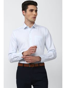 Van Heusen - Blue Printed Formal Shirt