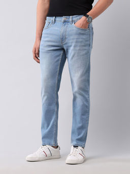 U.S. Polo Assn. Denim Co. - Blue Solid Regular Fit Jeans