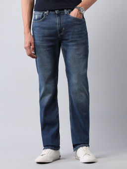 U.S. Polo Assn. Denim Co. - Blue Solid Slim Fit Jeans