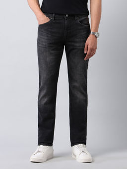 U.S. Polo Assn. Denim Co. - Black Solid Slim Fit Jeans