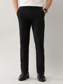 U.S. POLO ASSN. - Grey Solid Regular Fit Trouser