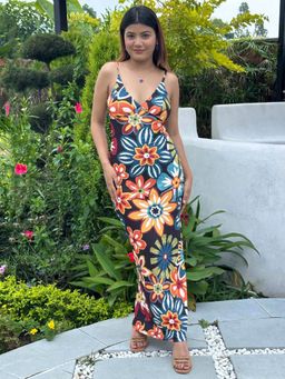 Tandul - Floral Multicolour Dress