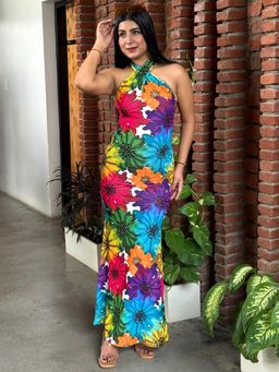 Tandul - Floral Multicolour Dress