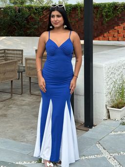 Tandul - Stunning Flair Blue Dress