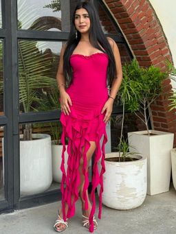 Tandul - Fuchsia Pink Dress