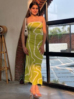 Tandul - Bodycon Green Dress
