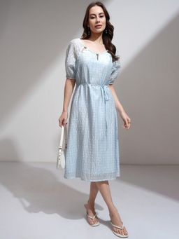 TOKYO TALKIES - A Line Blue Dress