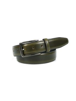 Celtic - Stylish Green Leather Belt
